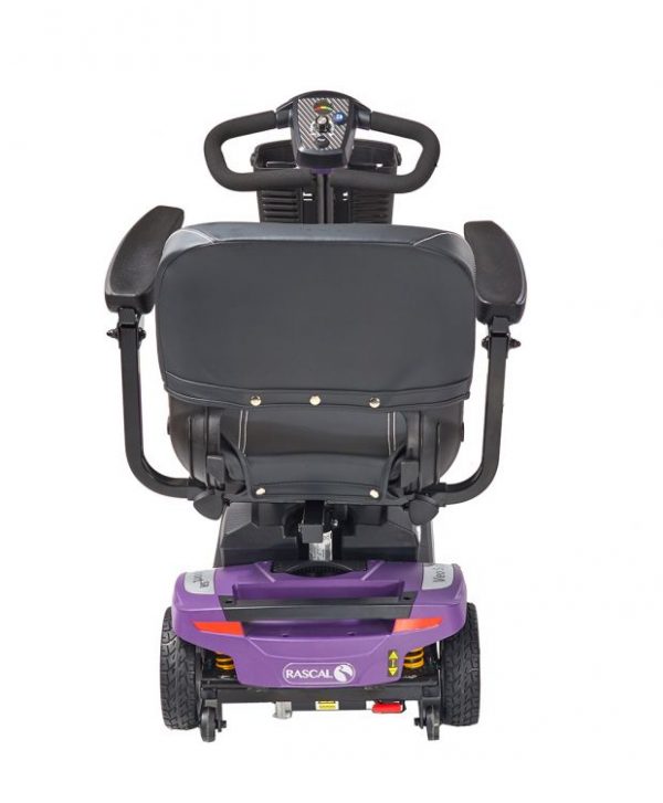Rascal Veo Sport SR Mobility purple - back view