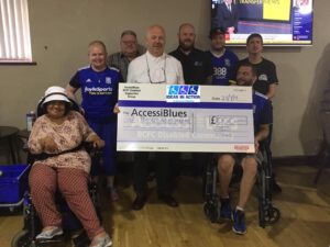 Ideas in Action donate £1000 to Accessiblues