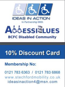 ideas in actions membership card for accessiblues