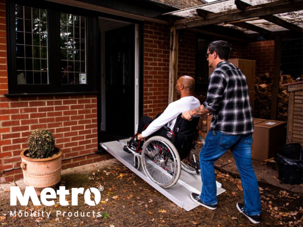 Metro Portable Folding Aluminium Ramp