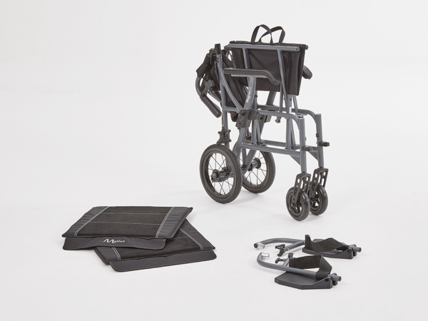 Motion Healthcare Magnelite Wheelchair - folded