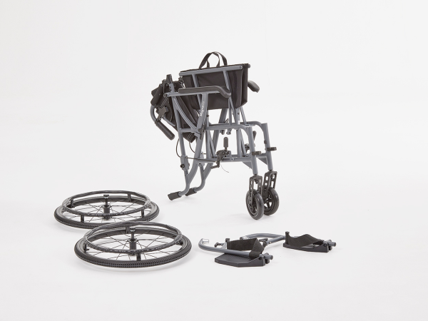 Motion Healthcare Magnelite Wheelchair - disassembled