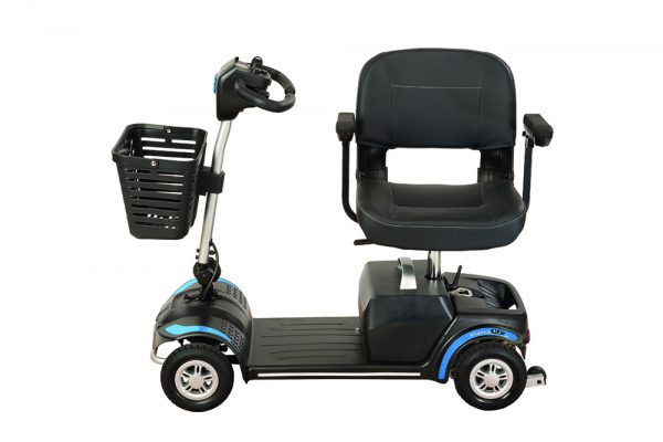 Rascal Vierra LiFe Mobility Scooter - blue - side view