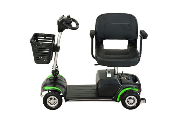 Rascal Vierra LiFe Mobility Scooter - green - side view