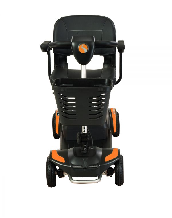 Rascal Vierra LiFe Mobility Scooter - orange - front view