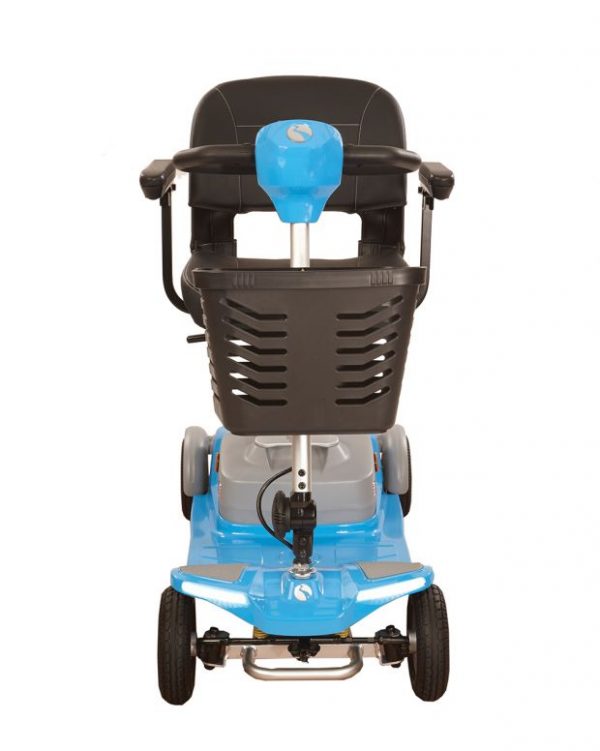 Rascal Luxe Mobility Scooter in blue - front