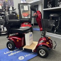 Red reconditioned Mayfair Lite scooter